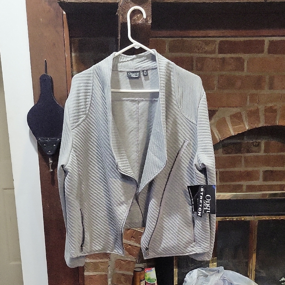 Onque Casuals Light Gray Women's Blazer